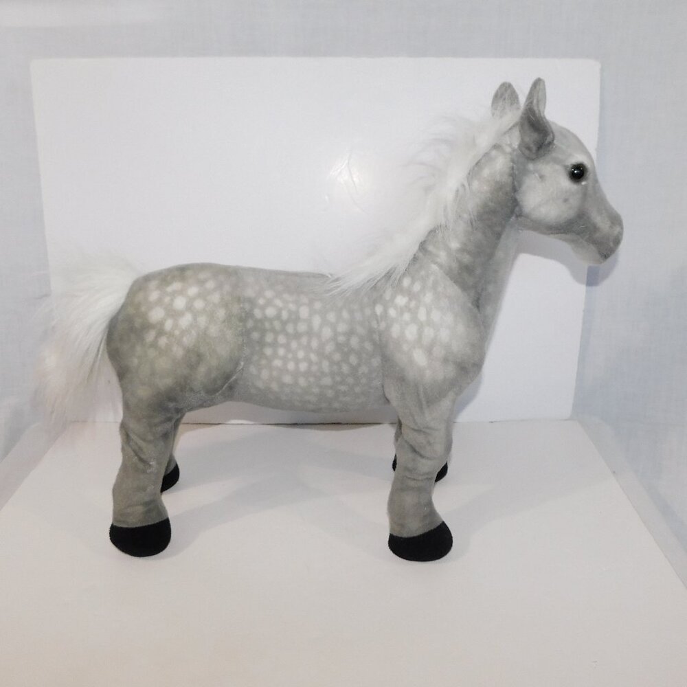 Maplelea KB14 Gray Welsh Pony Chinook 18" Plush Poseable Horse Stuffed toy